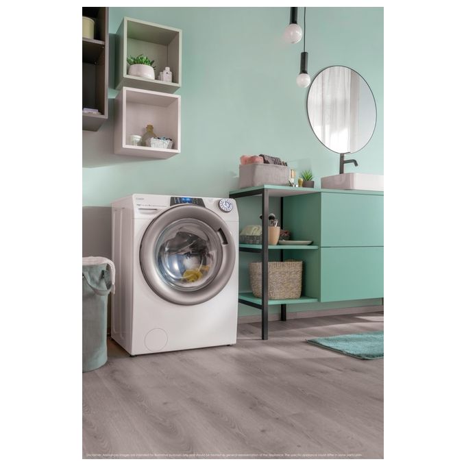 Candy RP 496BWMR9-1-S Rapido' Pro Lavatrice cm. 60 capacita' 9 kg Bianco