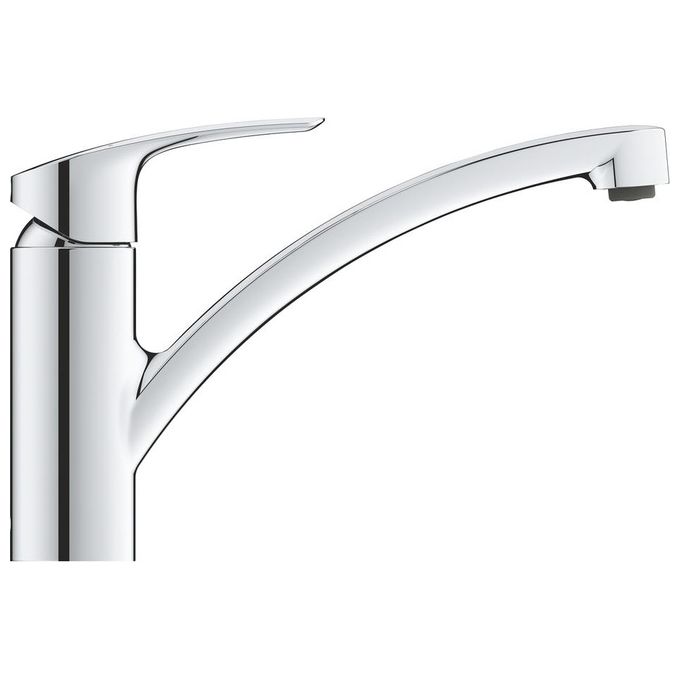 Grohe 33281003 Eurosmart Miscelatore Lavello Monocomando Canna Bassa Monoforo Ugello Girevole 140° SilkMove colore Cromo