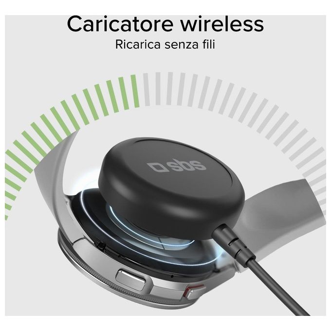 Sbs Caricatore Wireless per Samsung Watch Nero