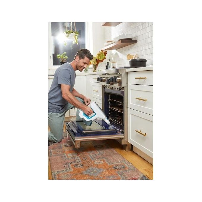 Black and Decker BHSM15FX08 Pulitore a Vapore Portatile 1500 W 0,5 L 8 Accessori riscaldamento 30 s colore Bianco