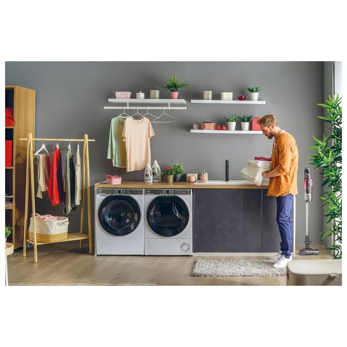Hoover H-WASH 550 H5WPB610AMBC8-S Lavatrice Caricamento frontale 10 kg 1600 Giri-min Classe B Bianco
