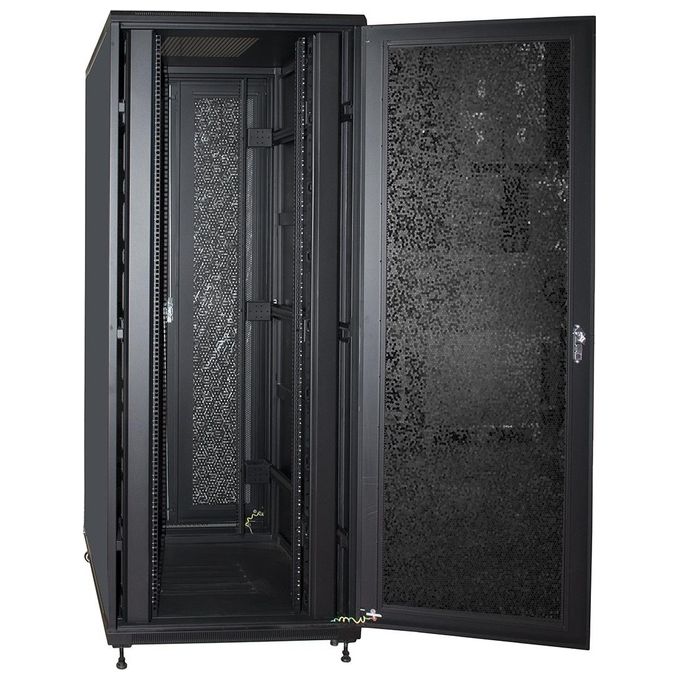 Link Armadio Rack 19'' 42U 2055x800x1000mm Porta Traforata Nero