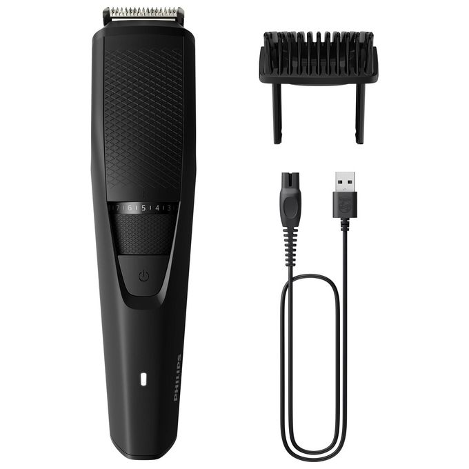 Philips BT3234-15 Serie 3000 Regolabarba 20 regolazioni 0 5 mm 10 mm Acciaio inox colore Nero