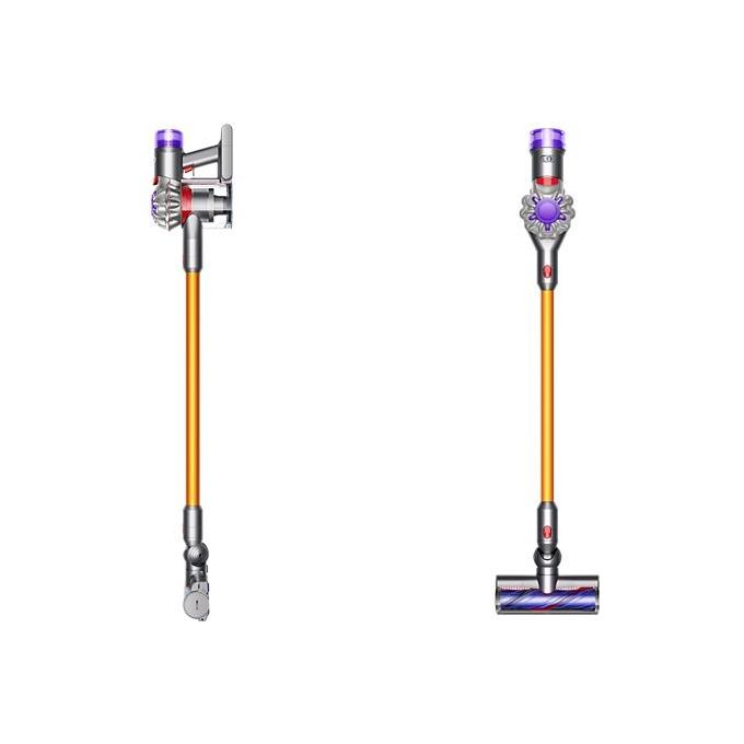 Dyson SV25 V8 Absolute Aspirapolvere Senza Filo Ciclonica 0.54 L 115 AW autonomia 40 min 75 dB colore Argento e Giallo