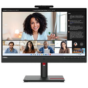 Lenovo 63D7UAT3EU ThinkVision T24mv-30 Monitor PC 23.8'' Full HD IPS LED 75Hz USB-C 90W Webcam 5MP Hub USB Ethernet colore Nero