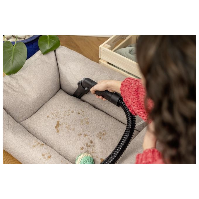 KÄRCHER 1.081-170.0 SE 4 Plus Lavatappeti 3 in 1 con Serbatoio 4 L per Acqua Pulita e Acqua Sporca Bocchetta per Pavimenti Duri e Tappezzeria colore Nero