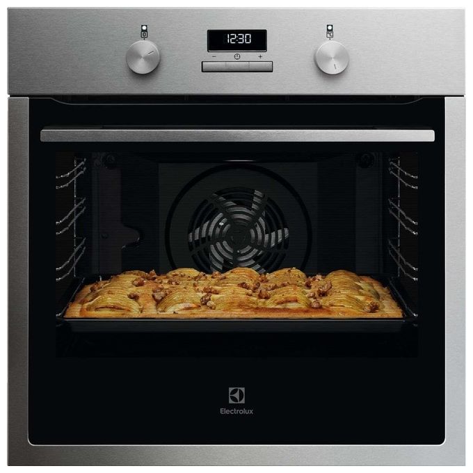 Electrolux KOIGH04X Serie 300 Forno da incasso elettrico 72 L Classe A+ Cottura ventilata AquaClean colore Inox antimpronta (59.4x58.9x56.9 cm)