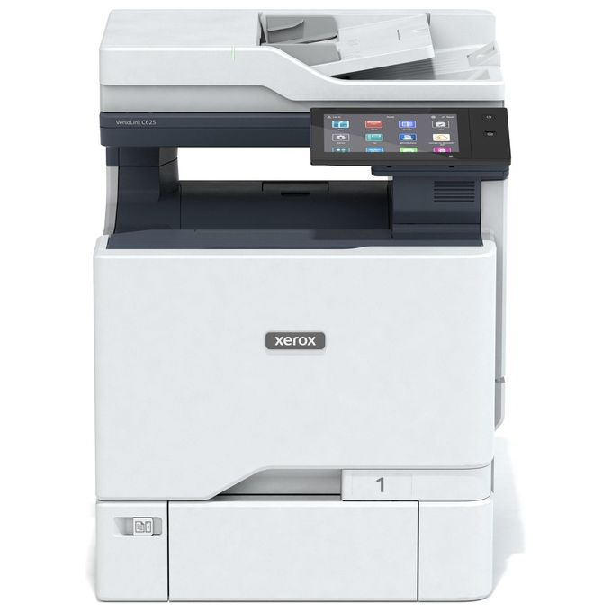 Xerox C625V_DN VersaLink C625 Stampante Multifunzione Laser a Colori A4 50 ppm Duplex Automatico con Touchscreen 7 pollici Wi-Fi Opzionale Ethernet Gigabit NFC colore Nero