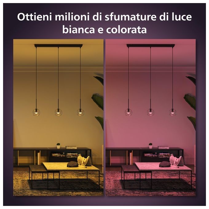 Philips Hue White and Color Ambiance Lampadina Connessa E14
