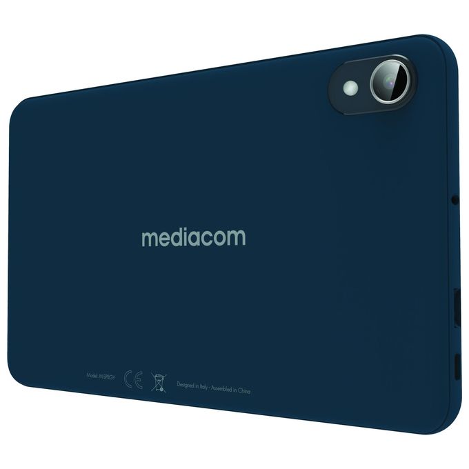 Mediacom M-SP8GY SmartPad Iyo 8 Tablet Android 14 8'' 3 GB RAM 32 GB Wi-Fi 6 Rockchip RK3562 colore Nero Blu