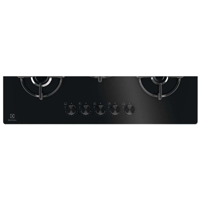 Electrolux EGG75372K Serie 600 Piano cottura gas 75 cm 5 fuochi Gas on Glass StepPower comandi frontali colore Nero