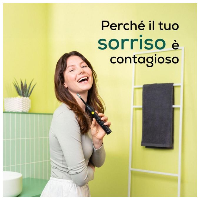 Beurer 10487 SC 30 Spazzolino elettrico sonico 4 modalita' Timer 30 sec autonomia 60 min colore Nero