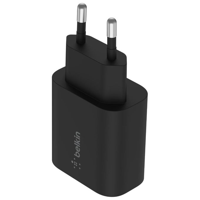 Belkin Caricabatteria da Parete Usb-C 25W PD 3.0 Nero