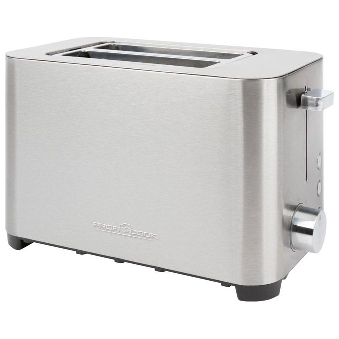 ProfiCook PC-TA 1251 Tostapane 2 Fette 750 W Fessure Extra Large Scongelamento Riscaldamento colore Acciaio Inox