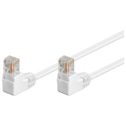 Wentronic cavo rete utp cat.5e connettori rj45 a 90 gradi mt 1