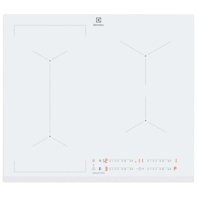 Electrolux EIL63443BW Serie 600 Piano cottura a induzione 60 cm 4 zone Bridge Slider Touch vetroceramica colore Bianco