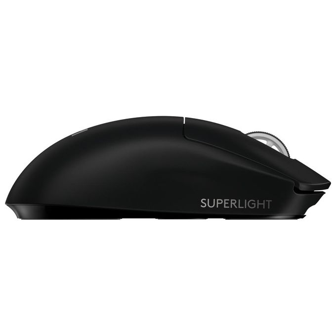 Logitech G 910-005881 PRO X SUPERLIGHT Mouse Gaming Wireless Sensore HERO 25K 25600 DPI 63g 5 Pulsanti colore Nero