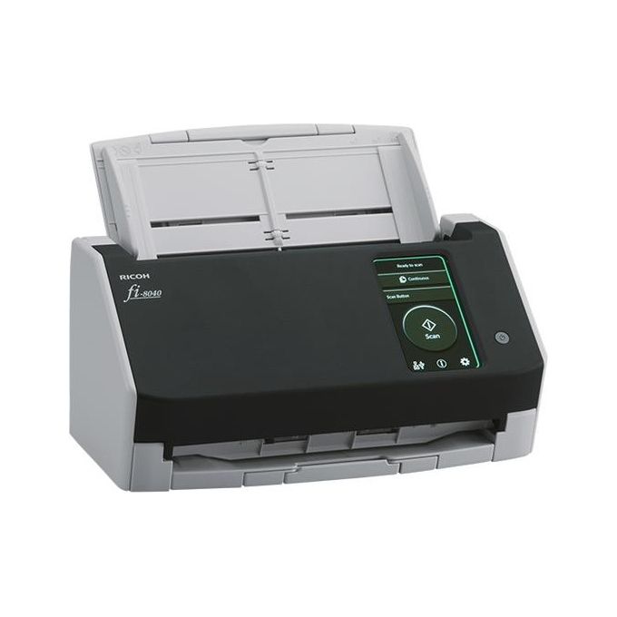 Ricoh 4939761313615 fi-8040 Scanner ADF Duplex 40 ppm 80 ipm Touch Screen 600 x 600 DPI colore Nero Grigio