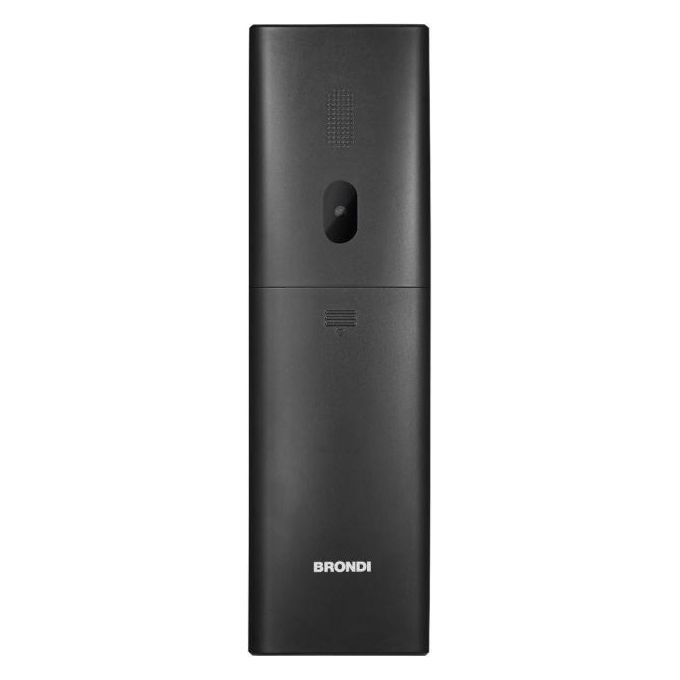Brondi Amico Fidato Telefono Cellulare Senior Dual SIM Display 2.4'' Tasto SOS Fotocamera 1.3 MP Bluetooth colore Nero