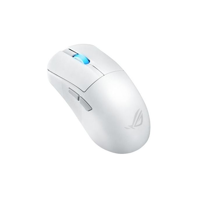 ASUS 90MP03Z0-BMUA10 ROG Harpe Ace Mini Mouse Gaming Ottico 42000 DPI Wireless RF Bluetooth USB Type-C 8000 Hz Polling Rate colore Bianco