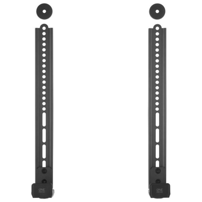 One For All WM5350 Dynamic Line Supporto per Soundbar Universale Girevole VESA 15 Kg colore Nero