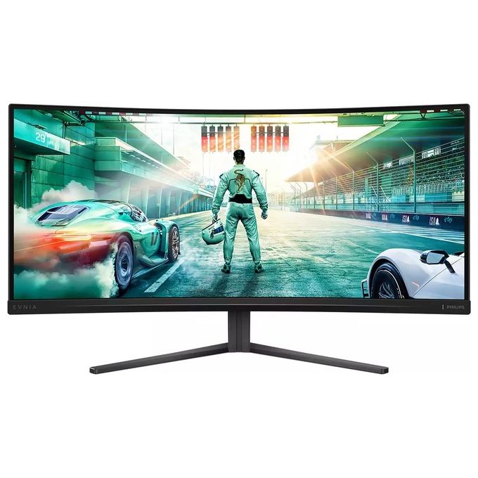 Philips 34M2C3500L Evnia Monitor Gaming Curvo 34'' WQHD 3440x1440 Fast VA 180Hz HDR10 FreeSync Premium colore Nero