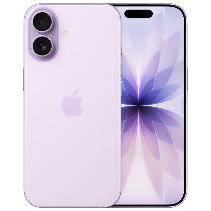 Apple MG6M4QL-A iPhone 17 Smartphone 256GB Display 6.3'' OLED ProMotion 120Hz Chip A19 5G Wi-Fi 7 iOS 26 colore Lavanda