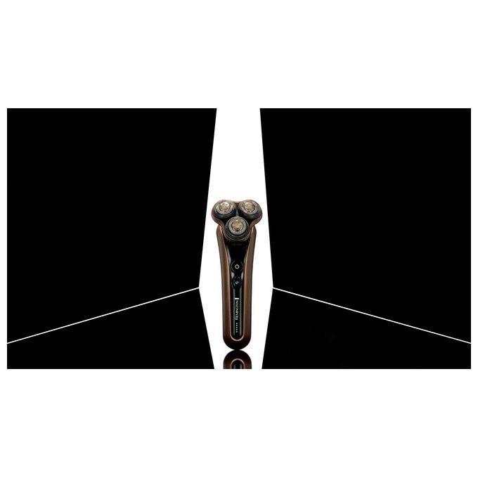 Remington XR1795 X9 Limitless Rasoio elettrico rotante umido secco 3 testine autonomia 60 min colore Nero Argento