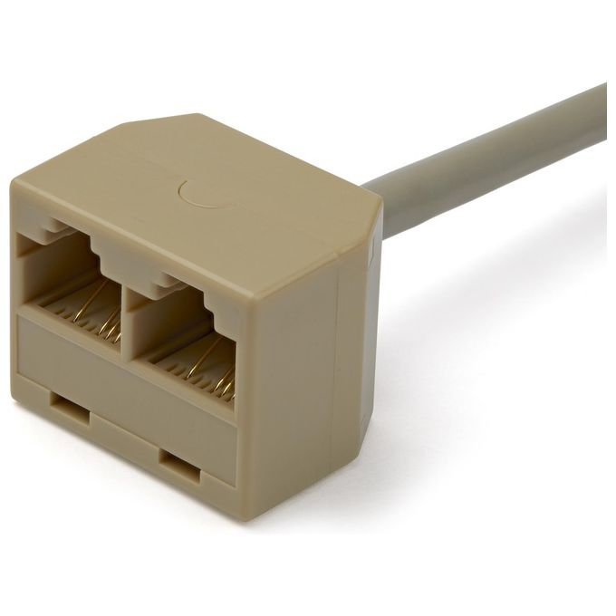 Startech Cavo Adattatore Sdoppiatore RJ45 2 a 1 F-M