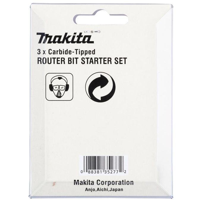 Makita D-30209 Set di Frese 3Stk