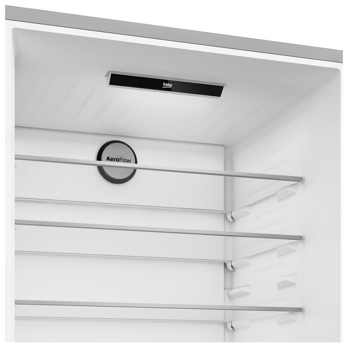 Beko B7RCNE595ZXPW Beyond Frigorifero Combinato 551 L 187 cm Classe D 35 dB Total No Frost AeroFlow MultiZone (187x78x76 cm) colore Inox