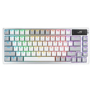 ASUS 90MP031A-BKIA10 ROG Azoth Tastiera da Gaming Wireless 75 Tasti Switch ROG NX Rossi Personalizzabili Layout Italia colore Bianco