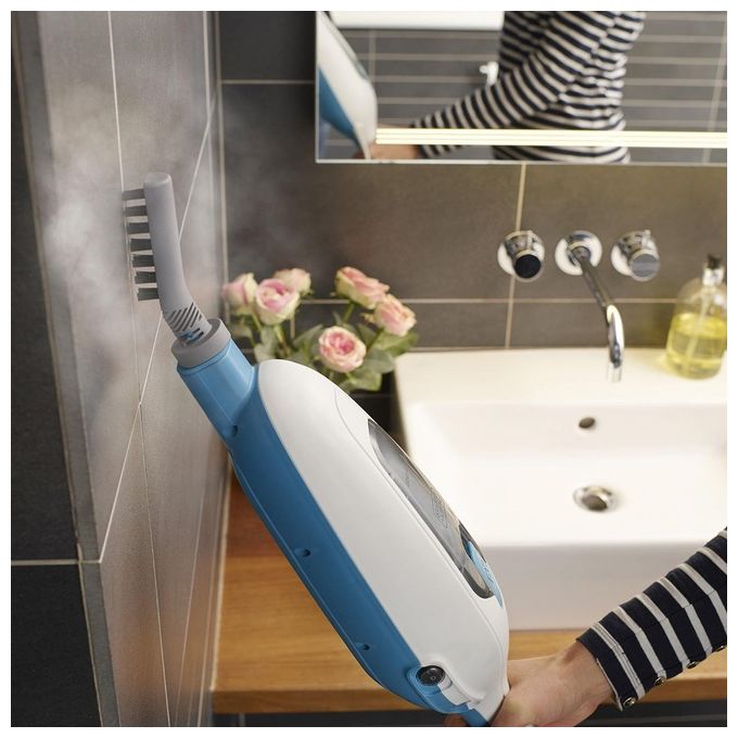 Black and Decker FSMH13E5 Lavapavimenti a Vapore Steam Mop 5 in 1 1300 W 380 ml colore Bianco Blu