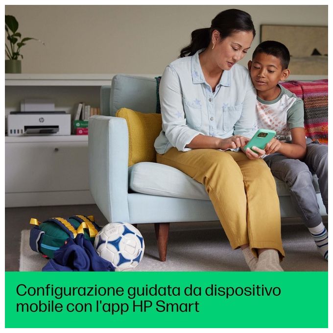 HP 1F3Y3A Smart Tank 5105 Stampante Multifunzione Inkjet A4 Stampa Copia Scansione 22 ppm Wi-Fi USB colore Bianco