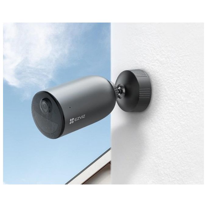 Ezviz CS-EB3-R100-2C3WFL EB3 Telecamera IP Bullet Esterno 3 MP 2K Wi-Fi Batteria Visione Notturna 15 m Audio Bidirezionale colore Nero