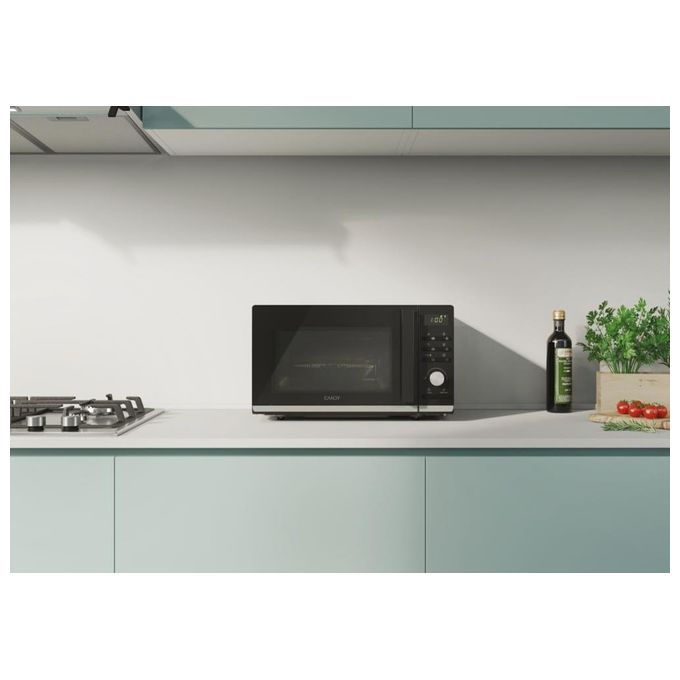 Candy Microonde con grill, 20L, 700W, nero, superficie piana, CMGA20TNDB