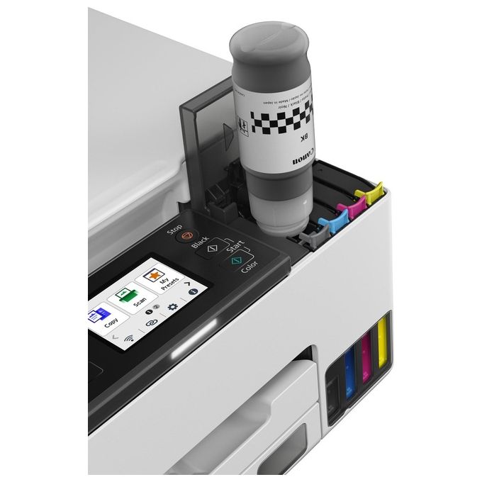 Canon GX1050 MAXIFY Stampante Multifunzione Inkjet A4 600x1200 DPI Wi-Fi Ethernet Display Touch 2.7'' colore Nero Bianco