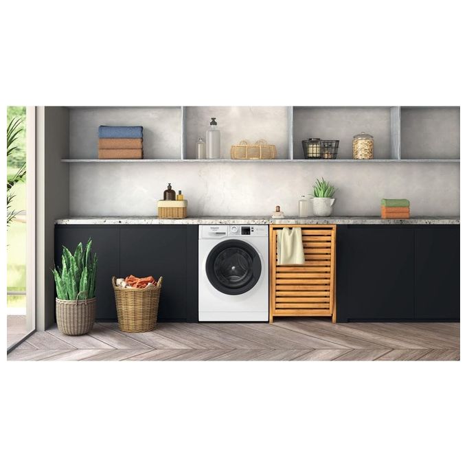 Hotpoint NF97WK IT Lavatrice a carica frontale 9 Kg 1400 giri Classe A 60 cm Inverter Vapore Bianco