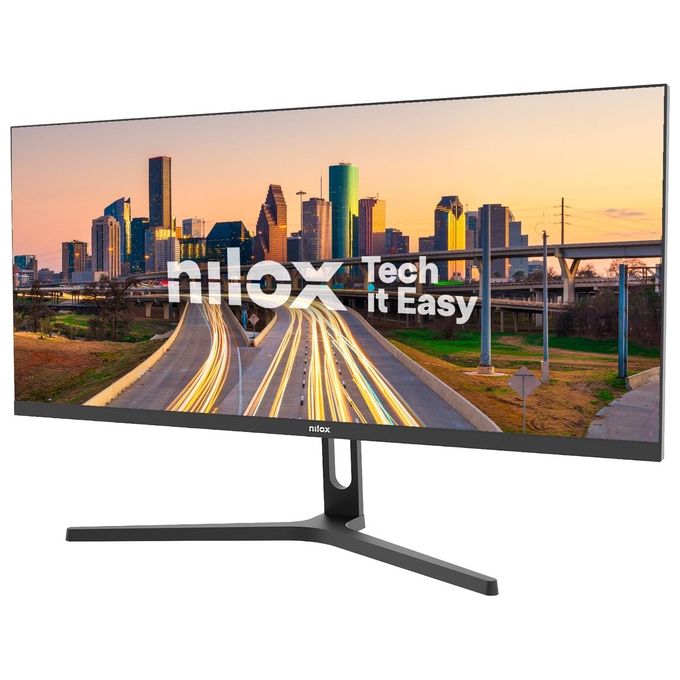 Nilox NXM29UW01 Monitor UltraWide 29'' 2560x1080 75Hz IPS 4ms FreeSync G-Sync HDMI DP Altoparlanti Integrati Jack 3.5 mm USB 5V-1A colore Nero
