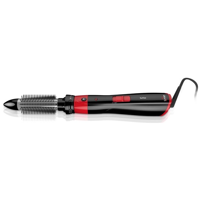 GA.MA GH0101 Multistyler Turbo Potenza 1200W 3 Spazzole Nero-Rosso