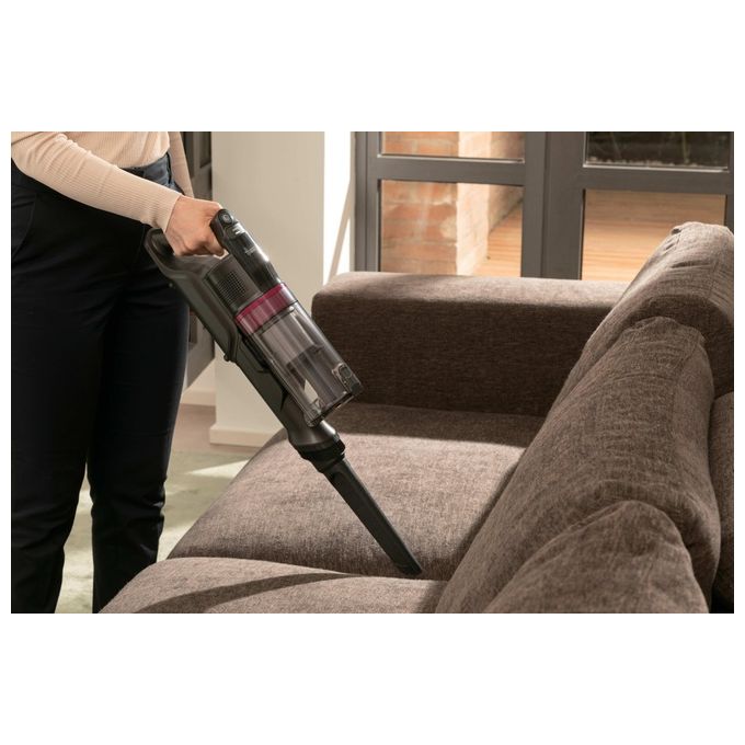 Hoover HF1P10HX HF1 Plus Aspirapolvere Scopa Elettrica Senza Fili Ciclonica 45 min 165W colore Magenta