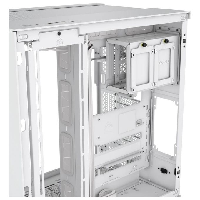 Corsair CC-9011260-WW 6500D AIRFLOW Custodia PC Midi Tower con Supporto Radiatore 360 mm e Pannello in Vetro Temperato colore Bianco