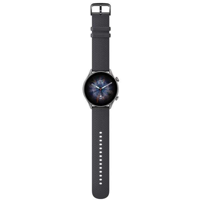Amazfit GTR 3 Pro Smartwatch AMOLED 1.45'' GPS 5 ATM 12 giorni autonomia Zepp OS colore Nero
