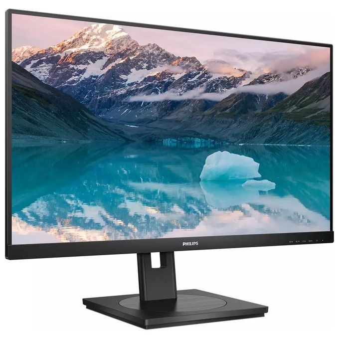 Philips 242S9JML S Line Monitor PC 23.8'' Full HD 1920x1080 VA 75Hz Hub USB 3.2 VGA DVI HDMI DisplayPort colore Nero