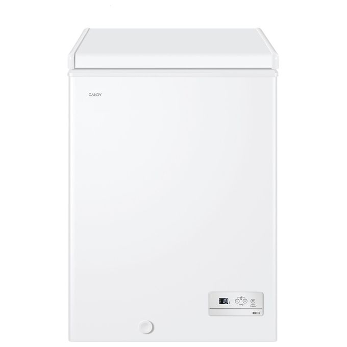 Candy CHAE1002E Congelatore a Pozzetto Statico 97 L 84,5 cm Classe E 39 dB Congelamento 5,5 Kg-24h colore Bianco