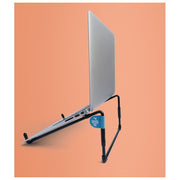 R-Go Tools RGOSC015BL Supporto per laptop ergonomico pieghevole adatto per laptop da 10 22 pollici colore Nero
