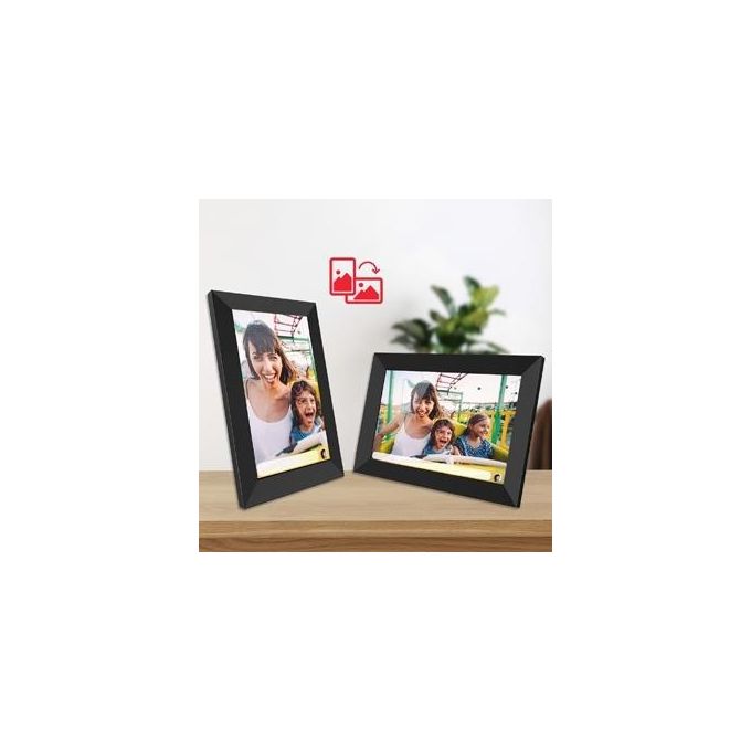 Atlantis P060-DPF10B1-B Cornice Digitale 10'' Touch Screen IPS Wi-Fi Bluetooth 1GB RAM 16GB Slot MicroSD App Frameo colore Nero