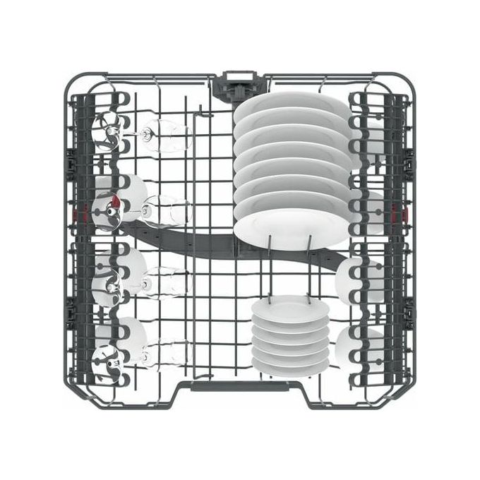 Whirlpool WIC 3C26 F Lavastoviglie Incasso 14 coperti Classe E 46 dB NaturalDry 8 programmi Terzo cestello (82x60x55 cm) colore Argento