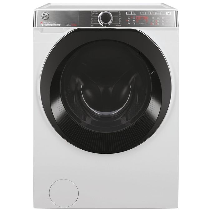 Hoover H5WPB610AMBC8-S H-Wash 550 Lavatrice Frontale 10 Kg 1600 rpm Classe A Inverter Wi-Fi Vapore (85x60x58 cm) colore Bianco