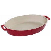 Staub 40511-160-0 Pirofila ovale in ceramica 4 L rosso ciliegia colore Rosso